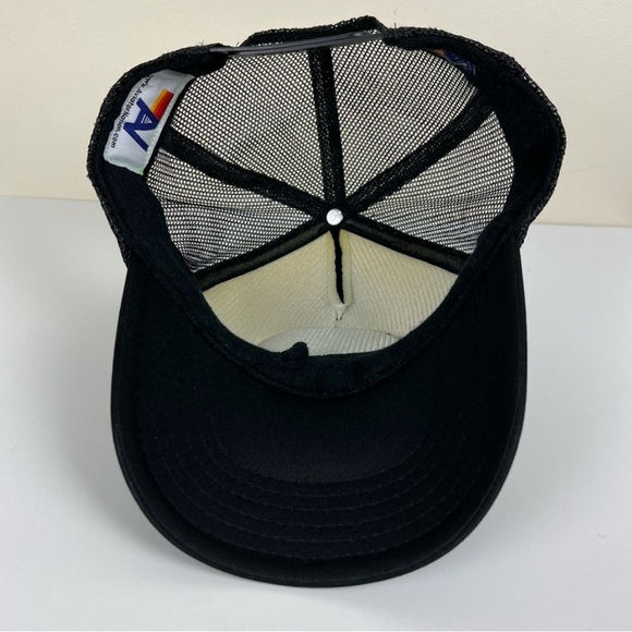 Aviator Nation Black Camouflage Skull Patch Snap Back Mesh Trucker Hat Cap - Picture 5 of 5